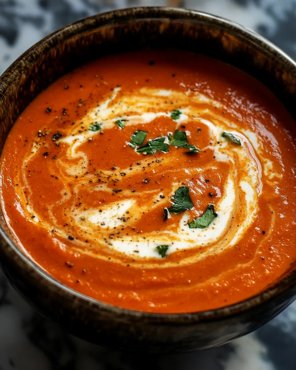 Creamy Tomato Soup (Bowl of Warmth)
