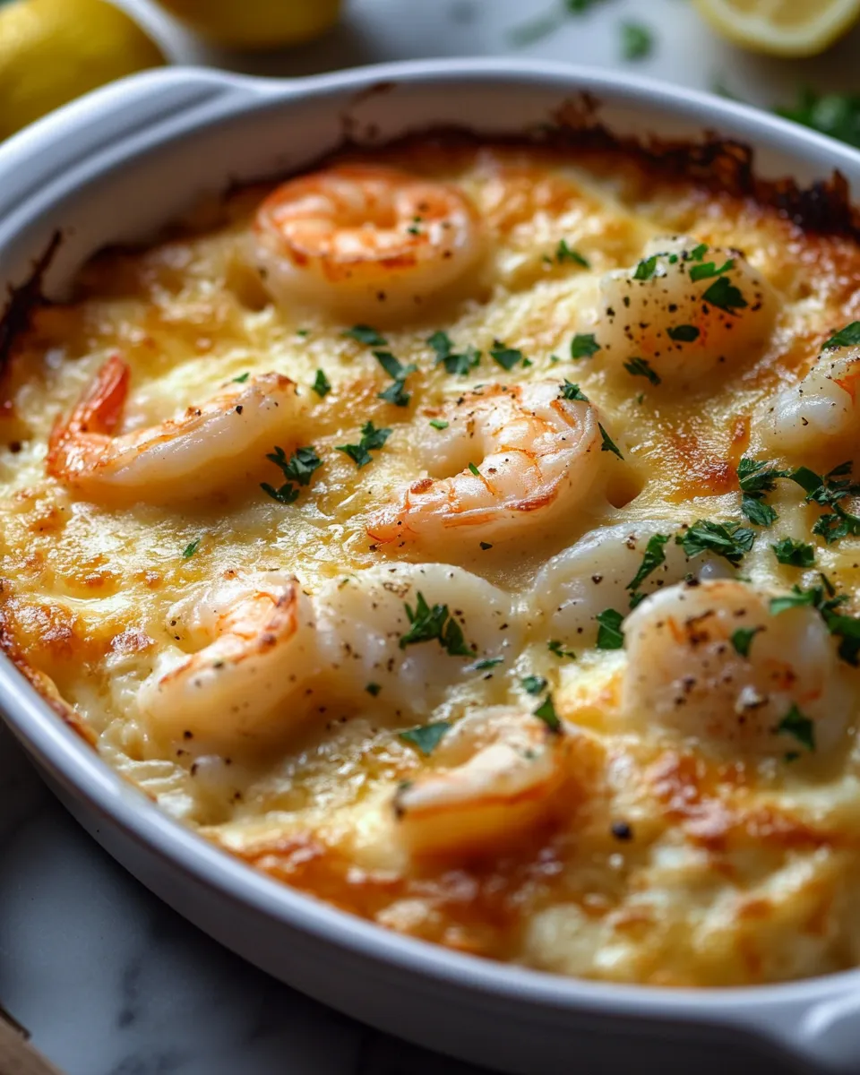 Savory Seafood Gratin (Elegant Dinner)