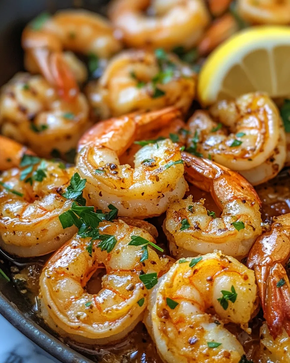 Buttery Garlic Shrimp (Restaurant Vibes)