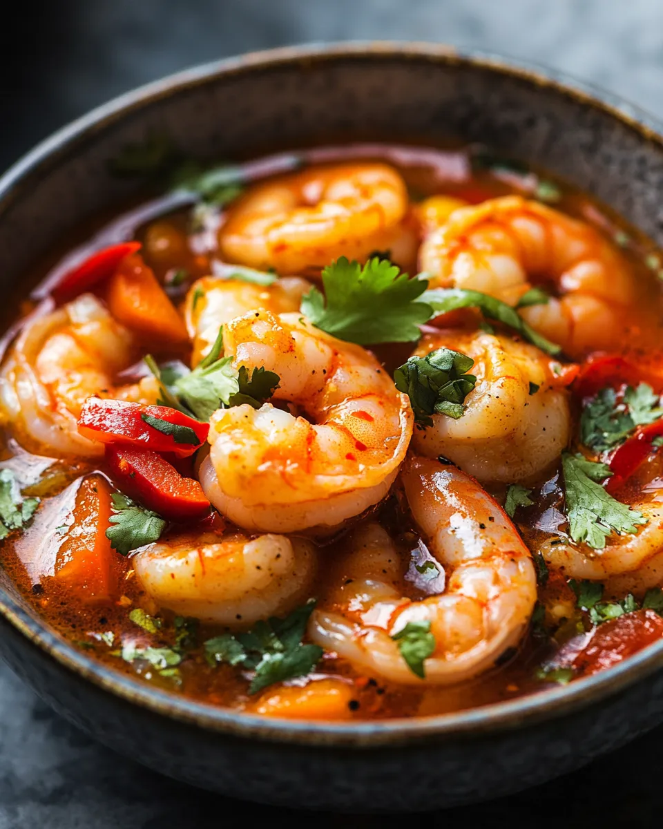Savory Spicy Shrimp Soup (Heat Lovers)
