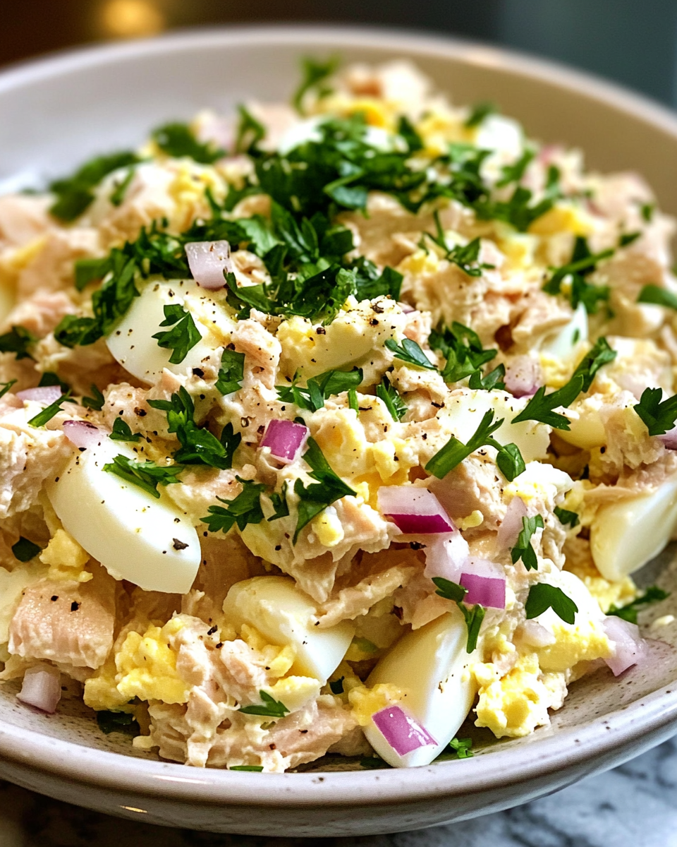 Viral Easy Canned Tuna Egg Salad Recipe Budget Friendly Favorite